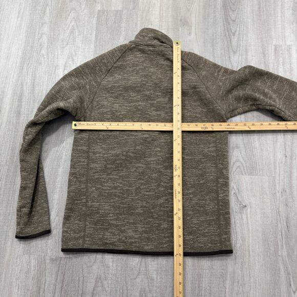 Patagonia Better Sweater 1/4 Zip Mens Medium Brown Fleece Pullover Hiking 25522 - Picture 8 of 9